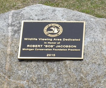 Dedication Plaque Robert "Bob" Jacobson